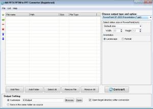 Ailt PPTX PPTM to PPT Converter screenshot