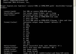 Ailt Website Capture Pro Command Line screenshot