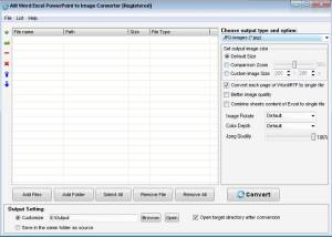 software - Ailt Word Excel PowerPoint to Image Converter 7.1 screenshot