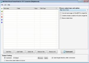 software - Ailt Word Excel PowerPoint to TXT Converter 7.1 screenshot