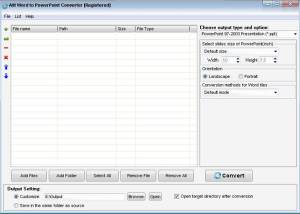 software - Ailt Word to PowerPoint Converter 7.1 screenshot