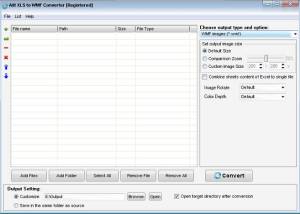 software - Ailt XLS to WMF Converter 7.1 screenshot