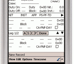 software - Airline Pilots Daily Aviation Log PPC 6.1.4 screenshot