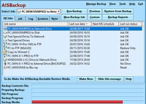 software - AISBackup 3.2 build 428 screenshot