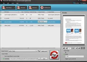 Aiseesoft PDF to HTML Converter screenshot