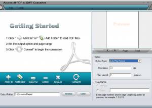 software - Aiseesoft PDF to SWF Converter 3.0.40 screenshot