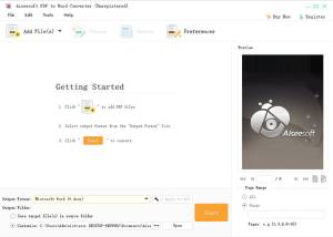 Aiseesoft PDF to Word Converter screenshot