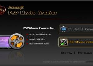 software - Aiseesoft PSP Movie Creator 3.1.28 screenshot