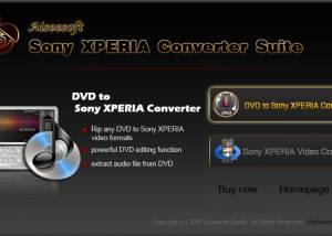 software - Aiseesoft Sony XPERIA Converter Suite 5.0.06 screenshot