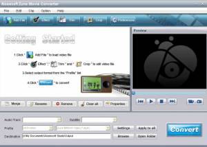 software - Aiseesoft Zune Movie Converter 6.2.16 screenshot