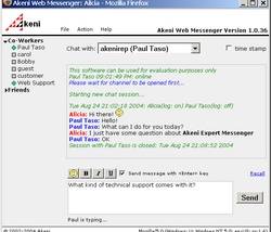 software - Akeni Help Desk Assistant Enterprise IM 1.13 screenshot