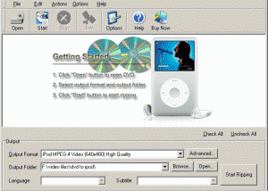 Alive DVD to iPod Converter screenshot