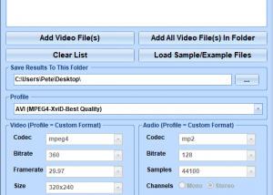 software - All Formats Video Converter Software 7.0 screenshot