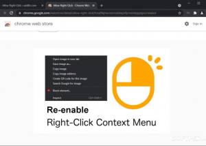 Full Allow Right-Click for Chrome screenshot