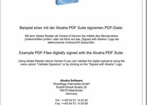 software - Aloaha PDF Signator 6.0.15 screenshot