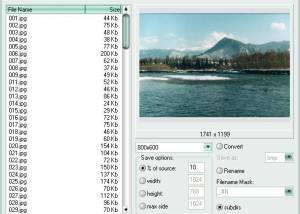 Altarsoft Photo Resizer screenshot