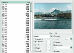 software - Altarsoft Photo Resizer 1.61 screenshot