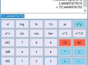 software - Alternate Calculator 3.670 screenshot