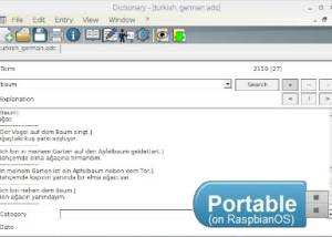 software - Alternate Dictionary Portable 3.290 screenshot