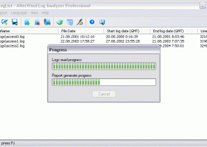 software - AlterWind Log Analyzer Professional 4.0 screenshot