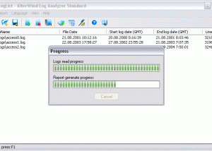 software - AlterWind Log Analyzer Standard 4.0 screenshot