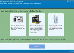 Amazing Camera Photo Recovery Wizard screenshot
