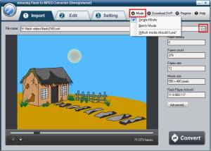 Amazing Flash to MPEG Converter screenshot