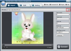 software - Amazing Flash to Video Converter 2.8 screenshot