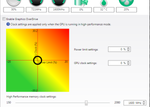 Full AMD Overdrive screenshot