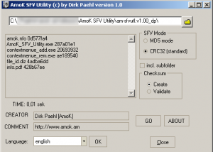 AmoK SFV Utility screenshot