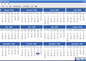 software - AMP Calendar 2.42 screenshot