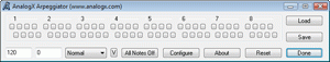 software - AnalogX Arpeg 1.04 screenshot