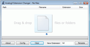 AnalogX Extension Changer screenshot