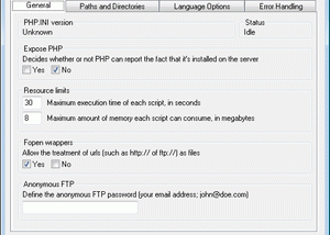 AnalogX PHPConfig screenshot