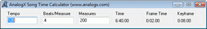 software - AnalogX Songtime 1.14 screenshot