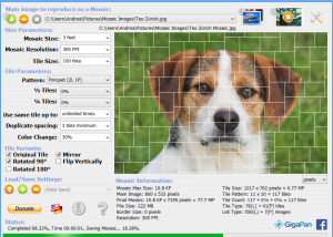 software - AndreaMosaic Portable 3.53.0 screenshot