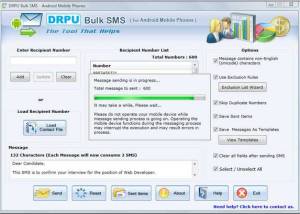 software - Android Bulk SMS Software 7.0.1.4 screenshot