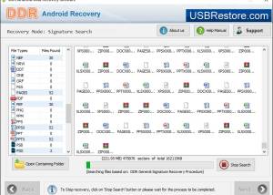 software - Android Data Restore Program 5.3.3.3 screenshot