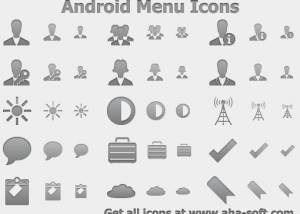 Android Menu Icons screenshot