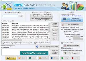 software - Android Mobile Bulk SMS Composer 7.9.4.1 screenshot