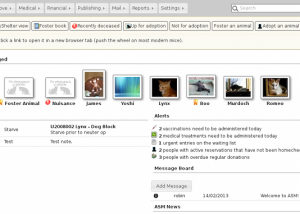 software - Animal Shelter Manager 3.2.1 screenshot