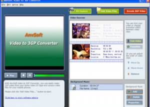 software - AnvSoft Mobile Video Converter 2.0 screenshot