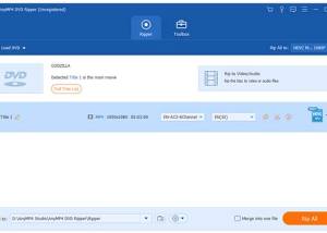 software - AnyMP4 DVD Ripper 8.1.10 screenshot