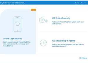 AnyMP4 Free iPhone Data Recovery screenshot