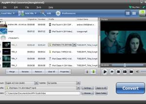AnyMP4 iPod Converter screenshot