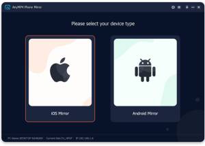 software - AnyMP4 Phone Mirror 1.1.8 screenshot