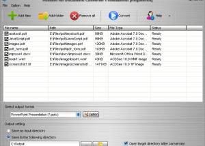 software - Aostsoft All Document Converter Professional 4.0.2 screenshot