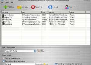 software - Aostsoft Document Image to PDF Converter Pro 4.0.2 screenshot