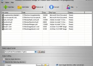 Aostsoft Document Image to PowerPoint Converter Pro screenshot