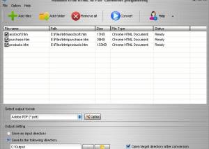 software - Aostsoft HTM HTML to PDF Converter 4.0.2 screenshot